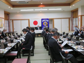 最終例会・今年度入会者歓迎会実施